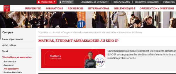 témoignage de Mathias